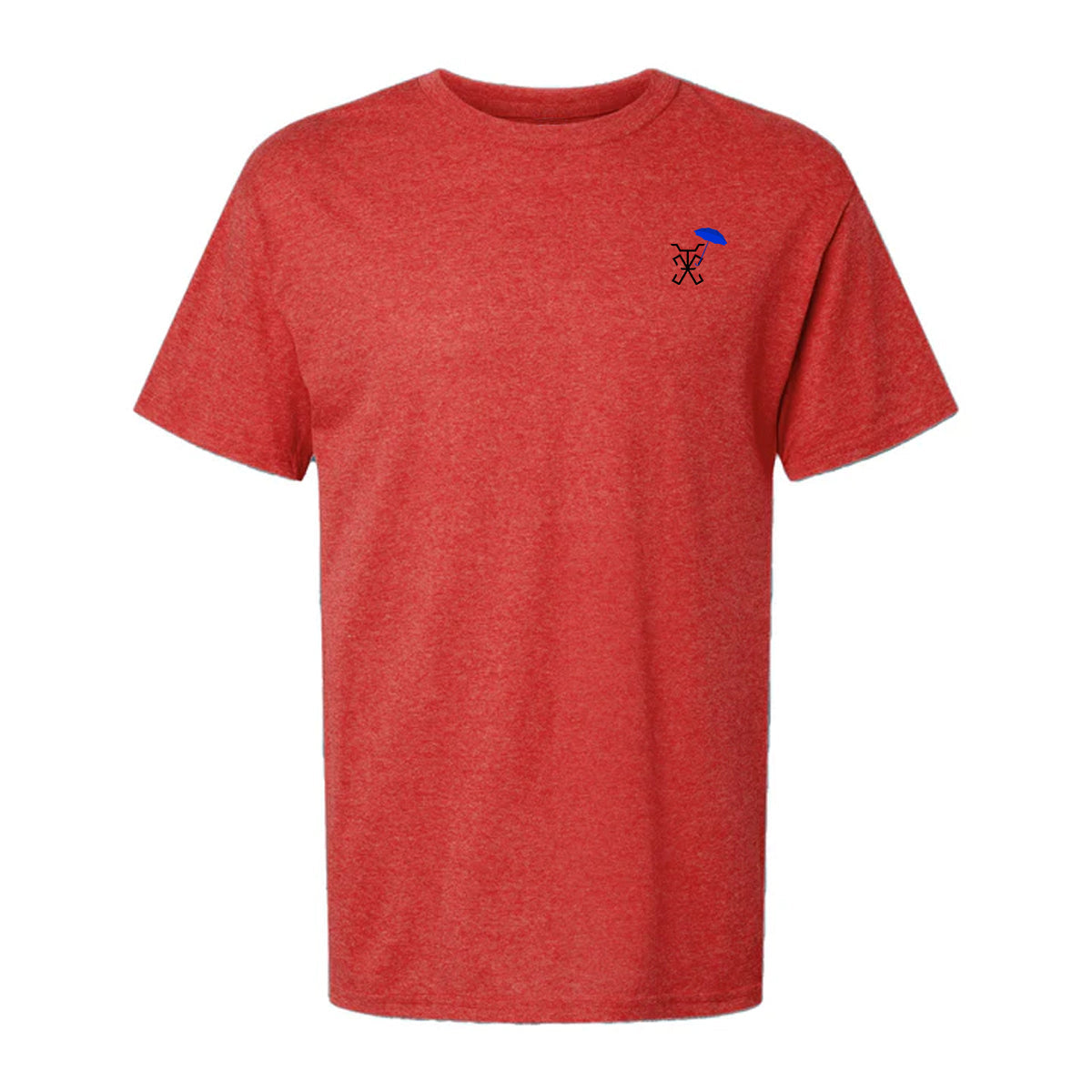 Playera Deportiva Umbrella Rojo Jaspeado