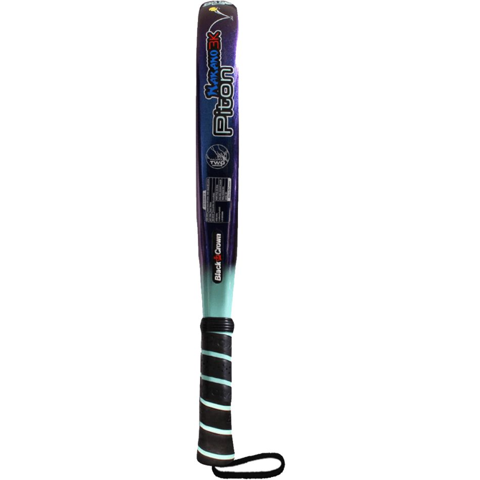 Pala de Padel Black Crown Piton Nakano 3K - Bandeja.mx