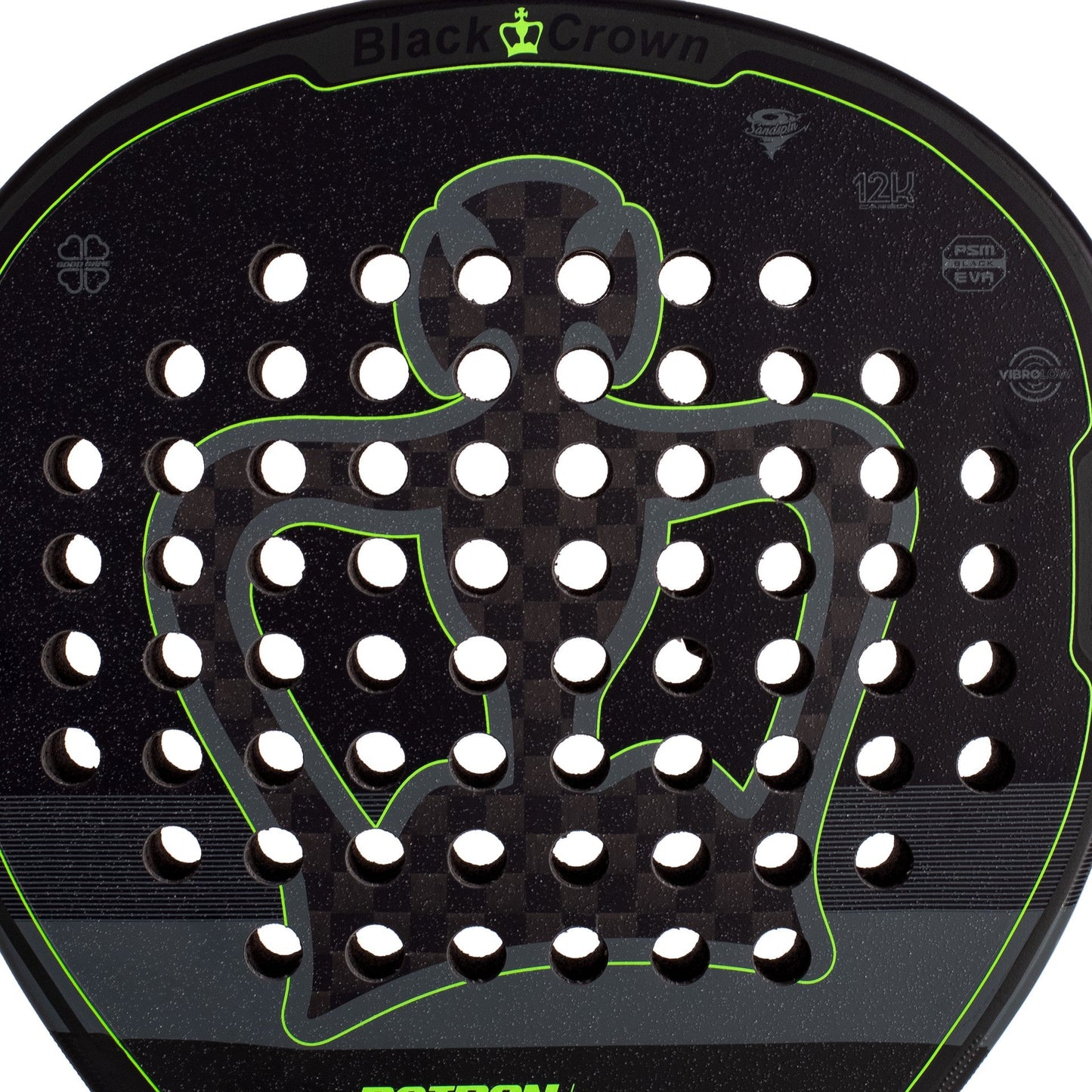 Pala de Padel Black Crown Patron 2024