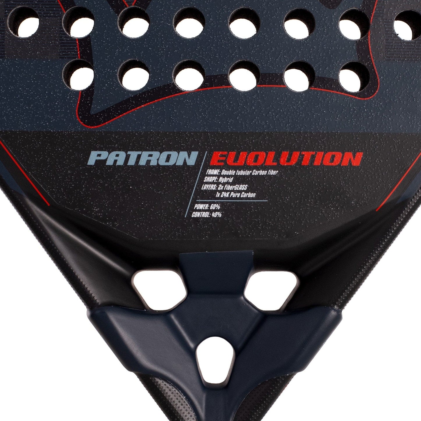 DEMO Pala de Padel Black Crown Patron Evolution 2024