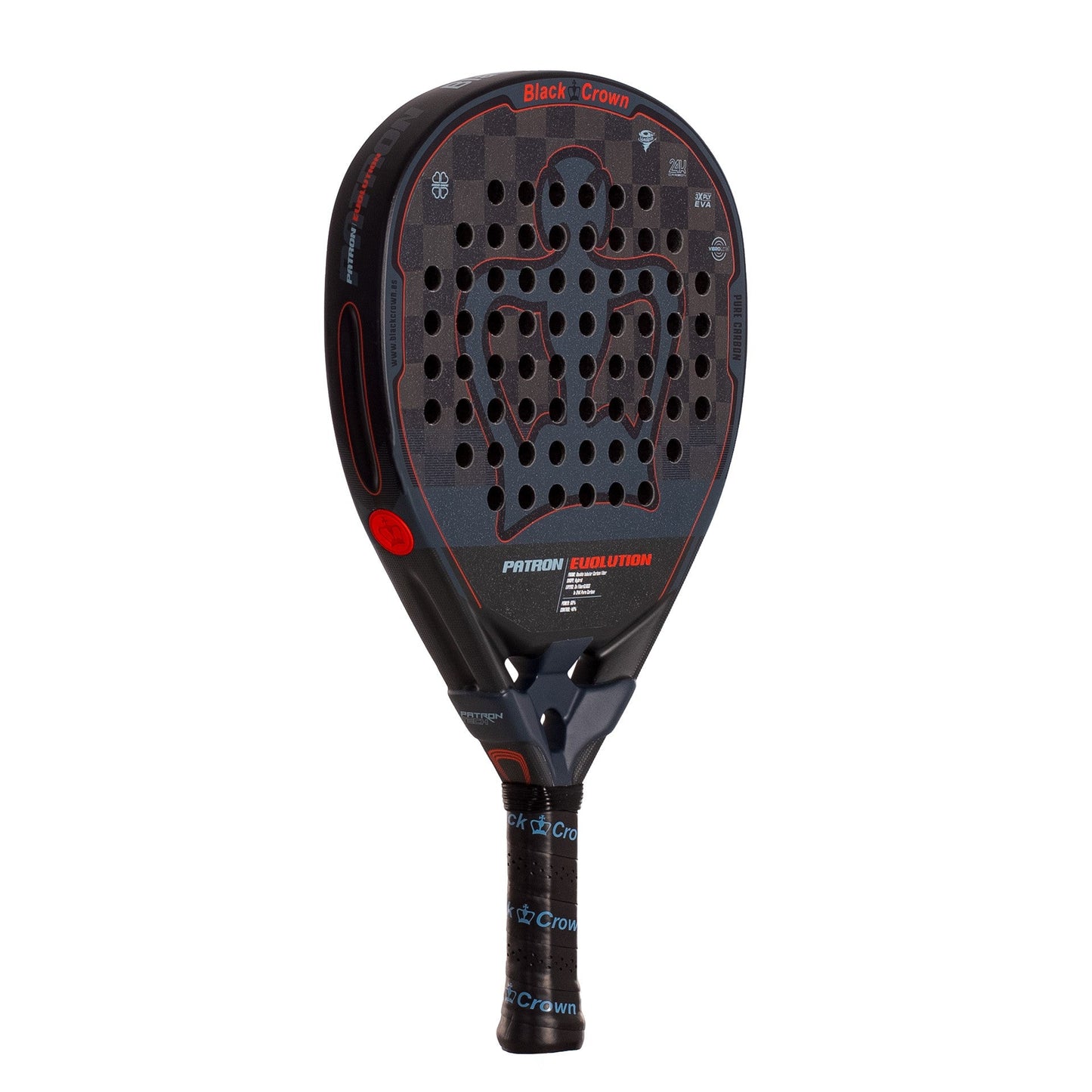 Pala de Padel Black Crown Patron Evolution 2024