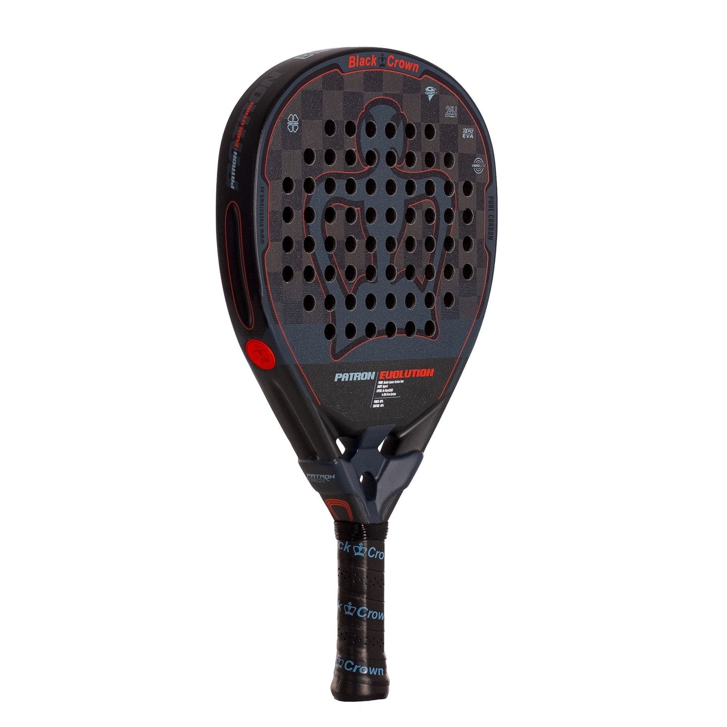 DEMO Pala de Padel Black Crown Patron Evolution 2024