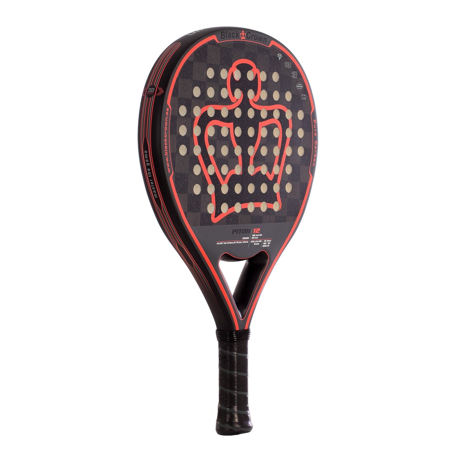 Pala de Padel Black Crown Piton 12 2024