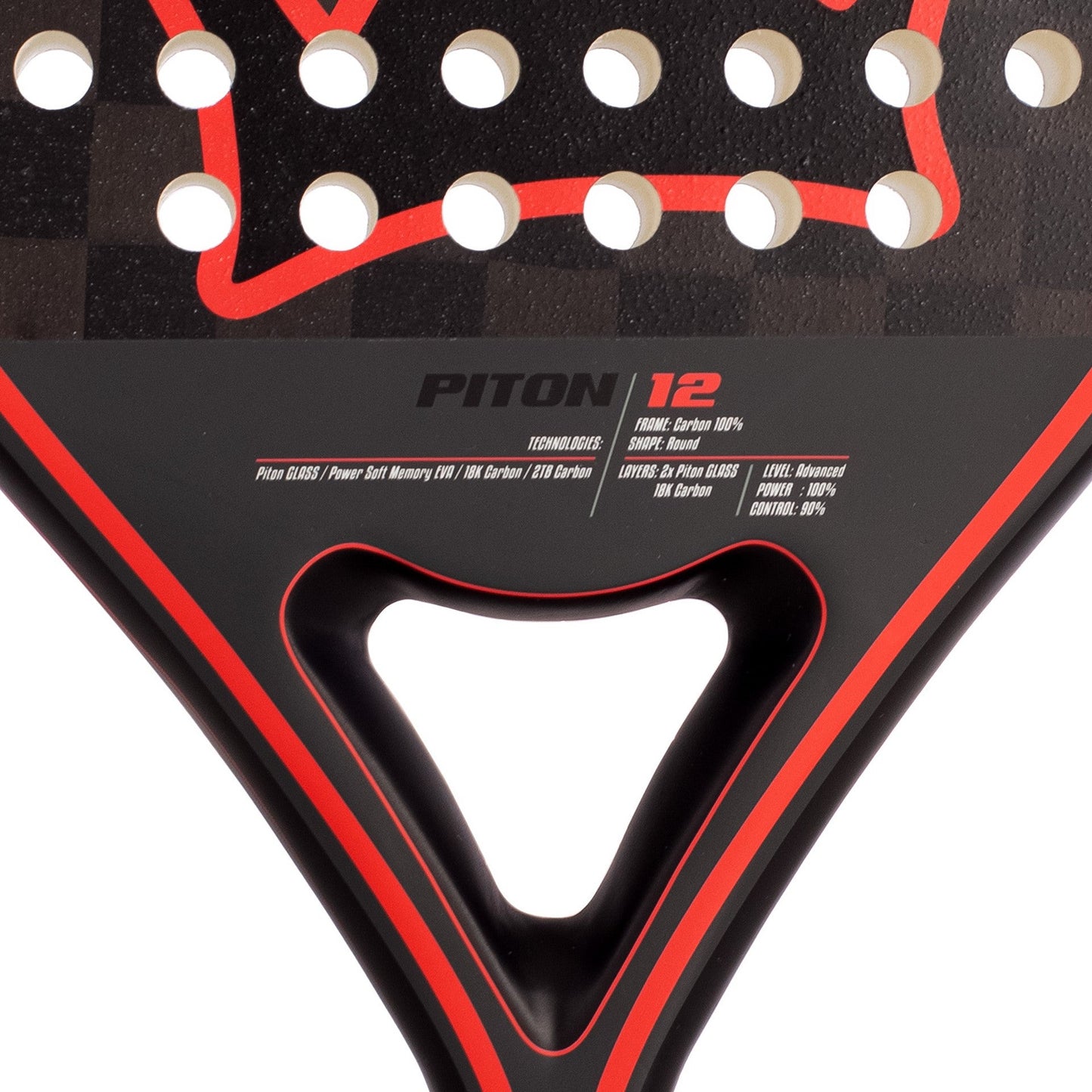 Pala de Padel Black Crown Piton 12 2024