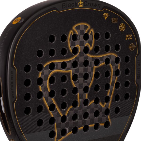 Pala de Padel Black Crown Patron Gold 2025