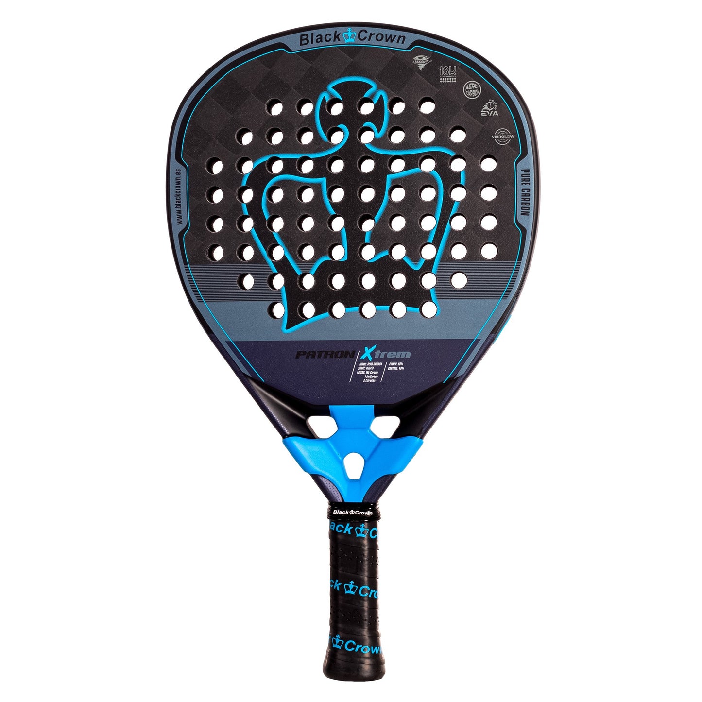 Pala de Padel Black Crown Patron Xtrem 2025