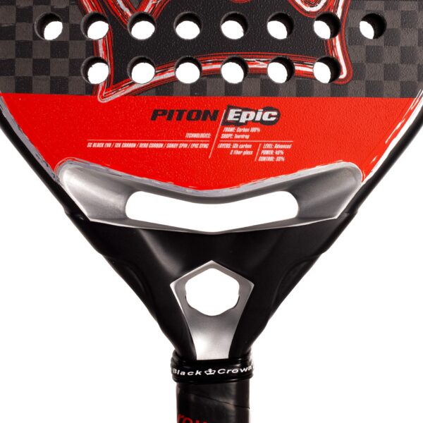 Pala de Padel Black Crown Piton Epic 2025