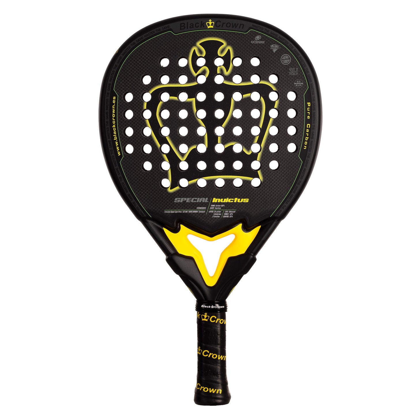 Pala de Padel Black Crown Special Invictus 2025