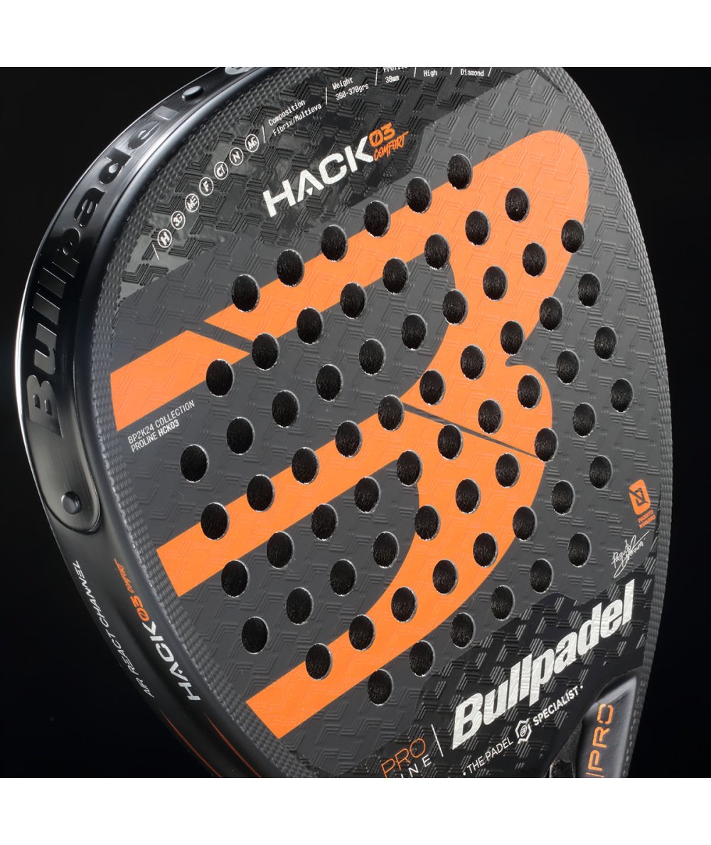 Pala de Padel Bullpadel Hack Comfort 03