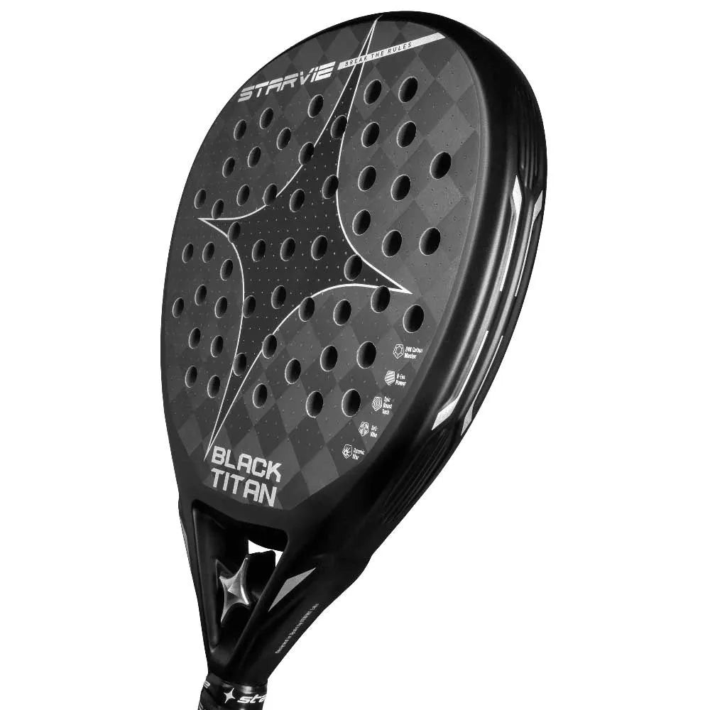 Pala de Padel Starvie Black Titan 26